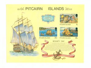 PITCAIRN ISLANDS 176a MH s/s CV $6.50 BIN $4.00