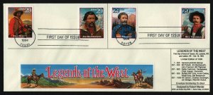 #2869a-t Legends of the West, Robert Wendell #10 FDC **ANY 5=FREE SHIPPING** 