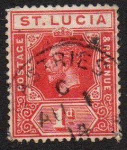 St. Lucia Sc #65 Used