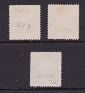 El Salvador the 1,2 & 5c used Officials from 1947