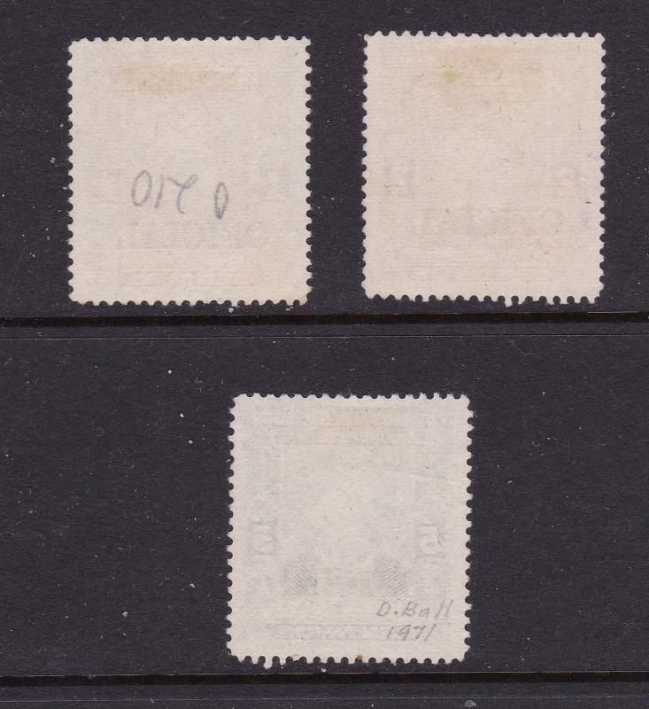 El Salvador the 1,2 & 5c used Officials from 1947