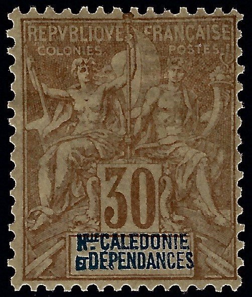 New Caledonia #52 Mint F-VF SCV$25...French Colonies are Hot!