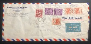 1949 Tokyo Japan Airmail Commercial cover To Iquique Chile