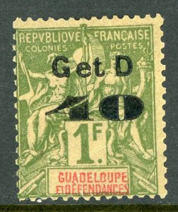 Guadeloupe 1900 French Colony 40¢/1 Franc Carmine SG #56c Mint D984