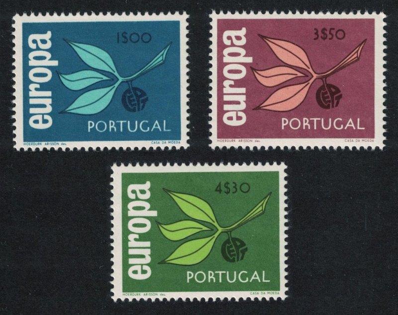 Portugal Europa CEPT 3v issue 1965 SG#1276-1278