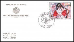 Monaco 1244 Painting U/A FDC