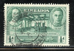 Barbados # 202, Used.