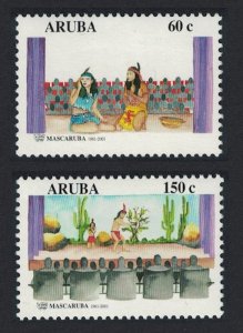 Aruba Mascaruba amateur theatre group 2v 2001 MNH SG#289-290