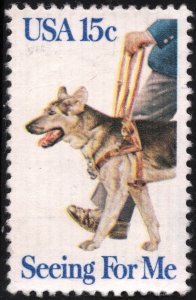 SC#1787 15¢ Seeing Eye Dogs Issue Single (1979) Used