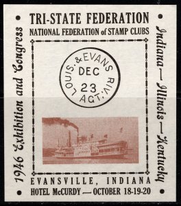 1946 US Cinderella Tri-State Federation Exhibition & Congress October 1946