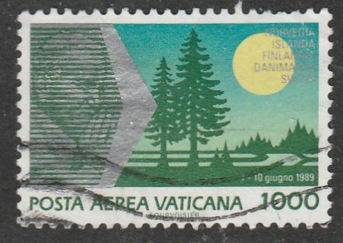 Vatican  1990  Scott No. C89  (O) Poste aérienne