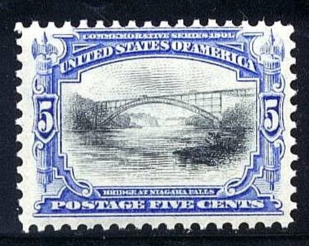 #297 F-VF MNH OG-5¢ Pan-American FRESH BEAUTY!! (REM #297-978)