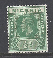 Nigeria Sc # 1 mint hinged (RS)