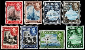 Bermuda Scott 118-122 (1938-42) Used/Mint H VF Complete Set, CV $11.25 C