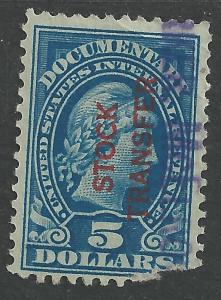 US #RD16 $5 Stock Transfer