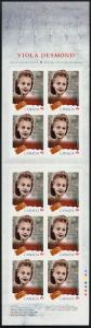 Canada 2521a Booklet MNH Viola Desmond, Black History