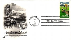 #2066 Alaska Statehood – Artcraft Cachet