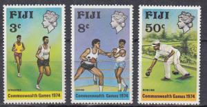 Fiji - 1974 Sport Commenwealth Games Sc# 341/343 - (142-1)