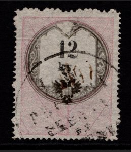Lombardy Venetia 12k Rose Used Perf 15 x 16.5 - S36165