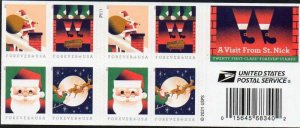 US Stamp 2021 St Nick Booklet of 20 Christmas Forever Stamps #5644-7