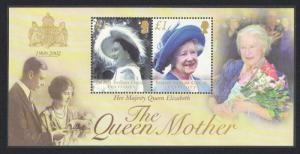 BIOT Queen Mother Commemoration MS SG#MS269