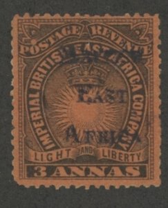 British East Africa #42 Unused Single