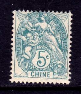 France (Offices in China) - Scott #34 - MH - SCV $6.00