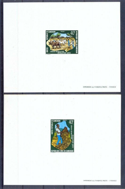 Cameroon 1975 Green revolution Deluxe Proof. F (browns)