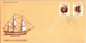 Norfolk Islands, Worldwide First Day Cover, Ships