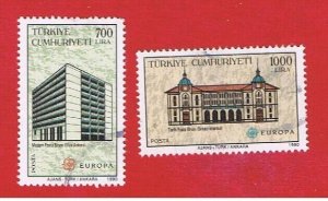 Turkey #2469-2470   VF used  Europa  Free S/H