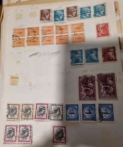 Huge Old Collection Of Europe Stamps. Austria, Germany, Monaco, Chzec used #1079