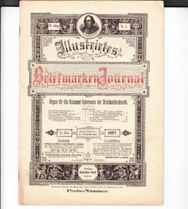 Germany - Briefmarken Journal 8 January 1887 #1 (Leipzig)