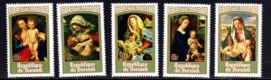 BURUNDI #543-547  1979  CHRISTMAS  MINT  VF NH  O.G