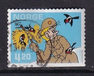 Norway #1271  used  2000  comic strip  4.20k Stomperud