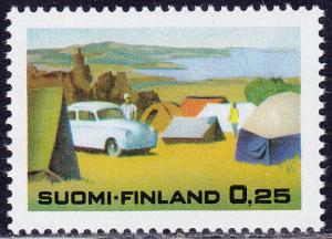 Finland - 1968 - Scott #474 - MNH - Camping