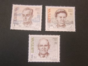 Lithuania 2002 Sc 713-15 set MNH