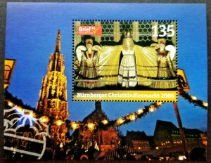 Germany Private Post Brief 24 Christmas 2006 Festival City (ms) MNH