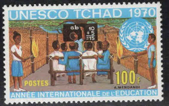 Chad TCHAD Scot 226 UN Education MH* stamp