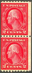 U.S. #449 MINT PAIR OG LH