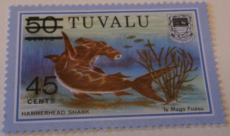 Tuvalu 150  MNH Cat $0.60 Fish, Shark Topical Full Set