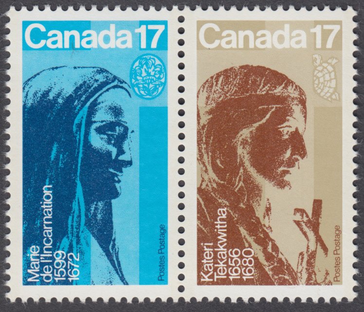 Canada - #886a Religious Personalities Se-tenant Pair - MNH