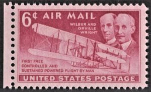 US C45 MNH VF 6 Cent Wright Brothers