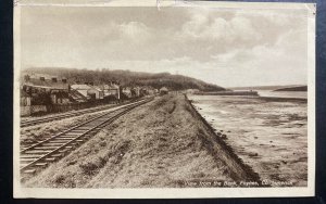 1942 Foynes Ireland Real Picture Postcard Cover To Clare View From The Bank