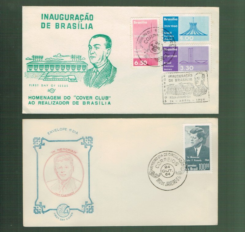 BRAZIL - 4 neat covers/cards