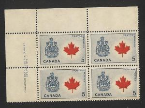 Canada MNH Plate Block Scott cat.#  429a