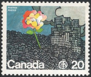 Canada SC#690 20¢ UN Conference on Human Settlements (1976) MNH