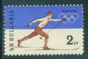 Bulgaria Scott 1094 MH* Winter Olympic stamp