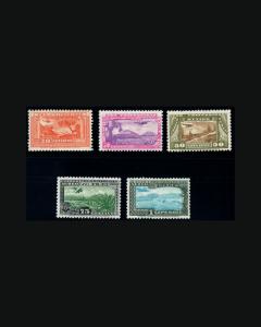 VINTAGE: MEXICO 1934 OG LH,LHR SCOTT # C54-61 $ 2685 LOT#1934UV