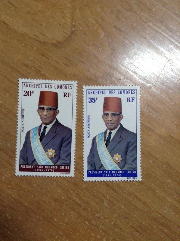 Comoro Islands  # C50-51  MNH