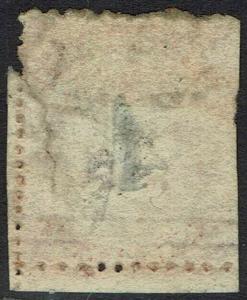 TURKS ISLANDS 1881 QV 4 ON 1D USED SPACEFILLER 